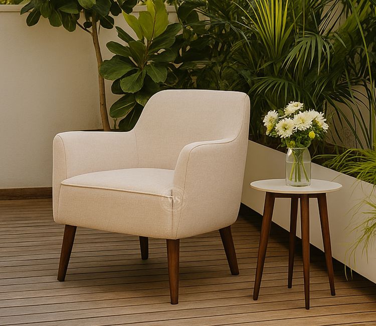 Avira Premium Upholstery Lounge Chair (Jade Ivory) Avira Premium Upholstery Lounge Chair (Jade Ivory)