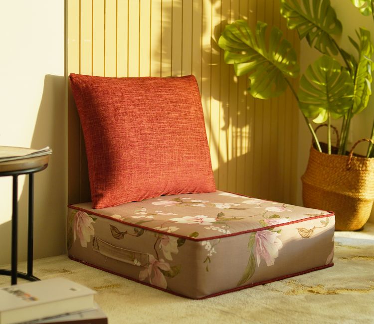 Floor Cushions Sofa With Big Pillows Buy Stella Soft Floor Cushion