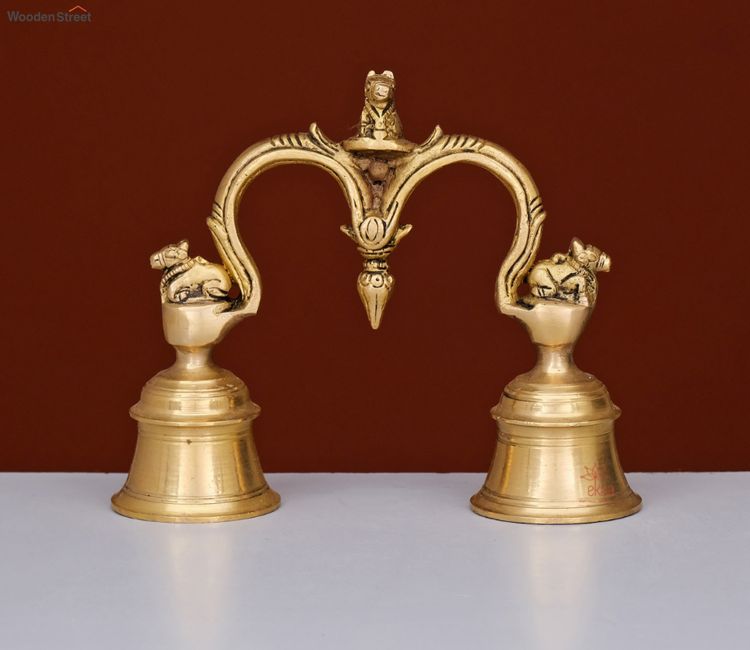 Brass Golden Nandi Bell Brass Golden Nandi Bell