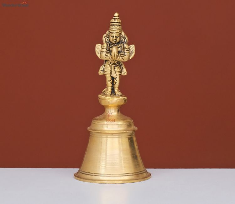 Brass Hanuman Garud bell Brass Hanuman Garud bell