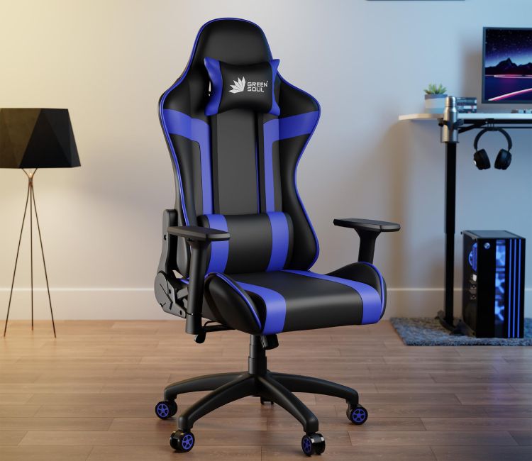 Raptor 2 Multi-Functional Ergonomic Leatherette Office Chair (Blue) Office Chairs - Buy High Back Office Chairs Online in India | High Back Chairs | High Back Revolving Chair