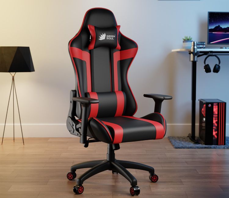Raptor 2 Multi-Functional Ergonomic Leatherette Office Chair (Red) Office Chairs - Buy High Back Office Chairs Online in India | High Back Chairs | High Back Revolving Chair