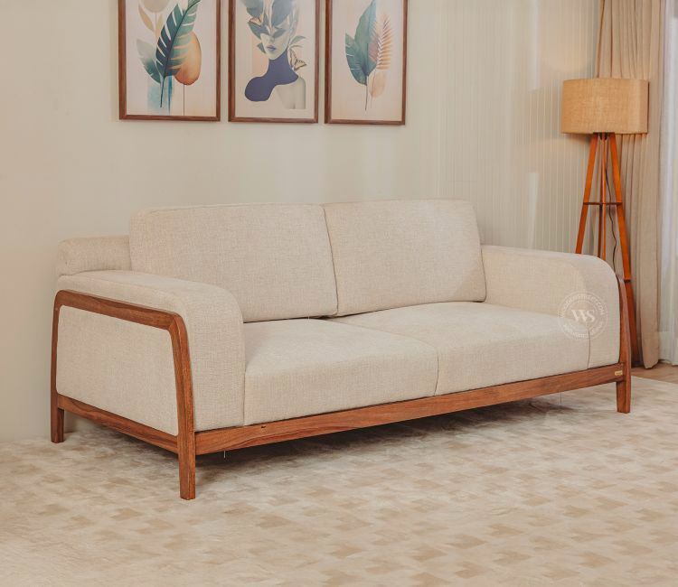 wooden sofa set