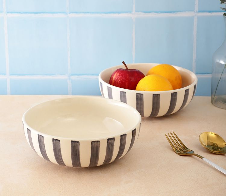 buy ceramic serving bowl set price online