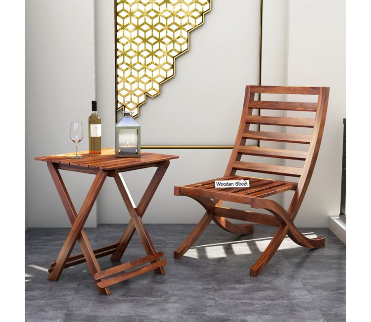 Novelo Balcony Set (Honey Finish)