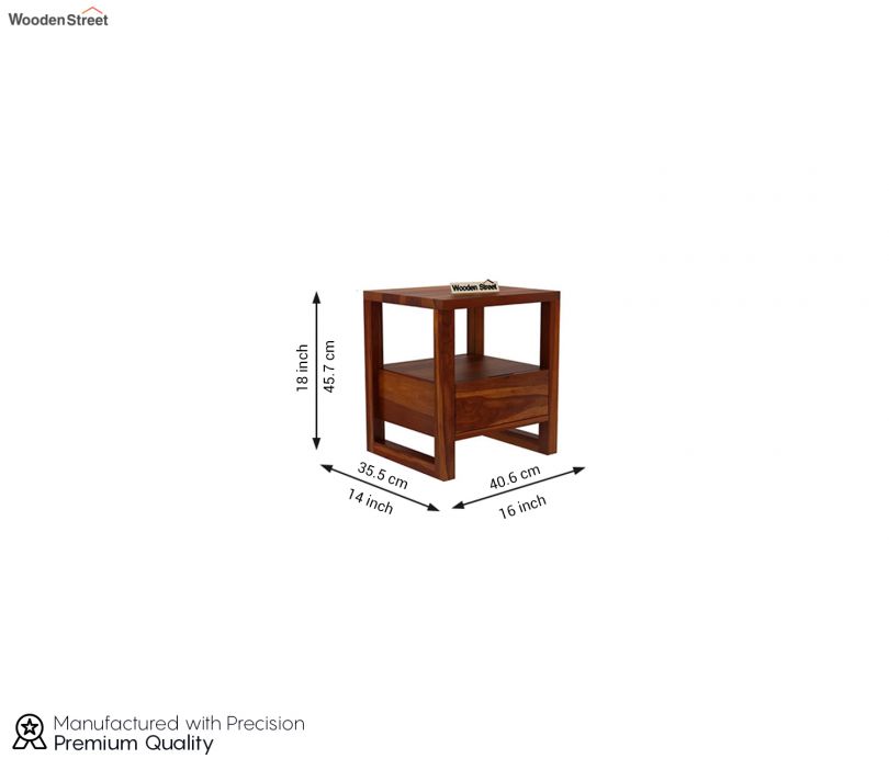 Dimension Image 1 - Bryson Bedside Table (Honey Finish)