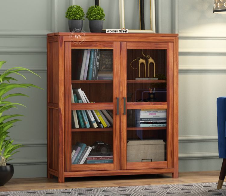 Portus Small Size Bookshelf (Honey Finish) Portus Small Size Bookshelf (Honey Finish), buy bookrack online at best price