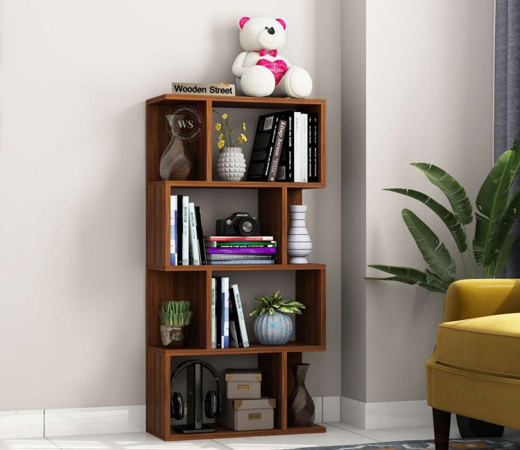 Sia Book Shelf (Exotic Teak Finish) Sia Book Shelf, latest Bookcase design