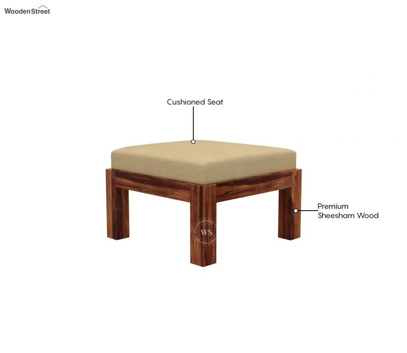 Furniture Wooden Stool With Padded Seat Buy Reid Sheesham Wood