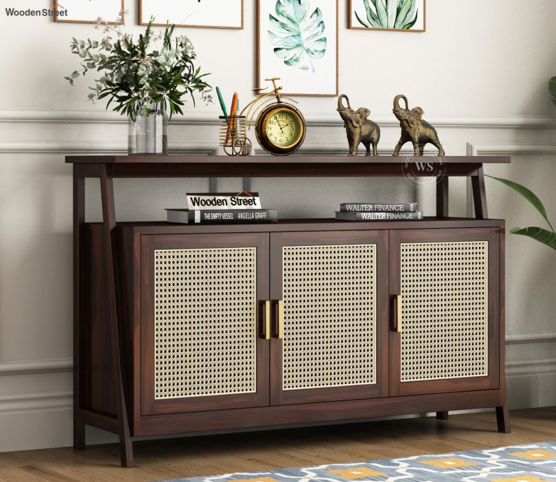 Front Image 1 - Erin Console Table (Walnut Finish)