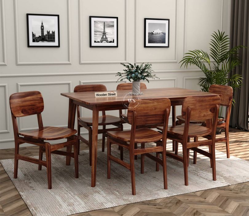 Wooden Street Dining Table Set Seater Near Me Buy Wooden Dining