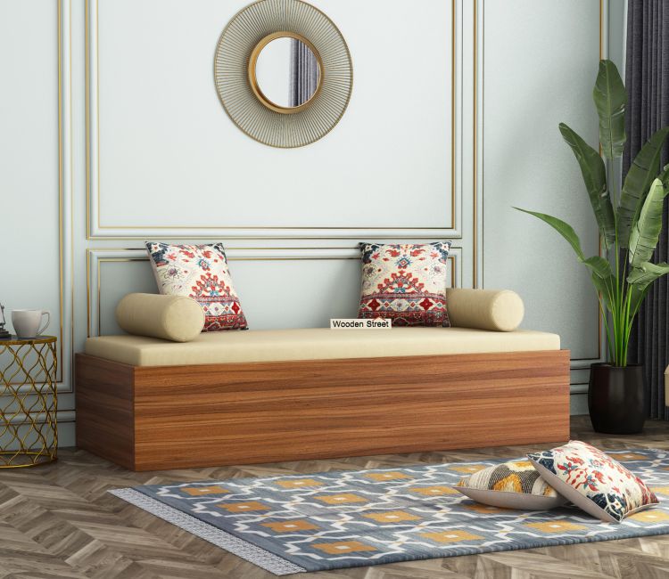Single Diwan bed price online from WoodenStreet