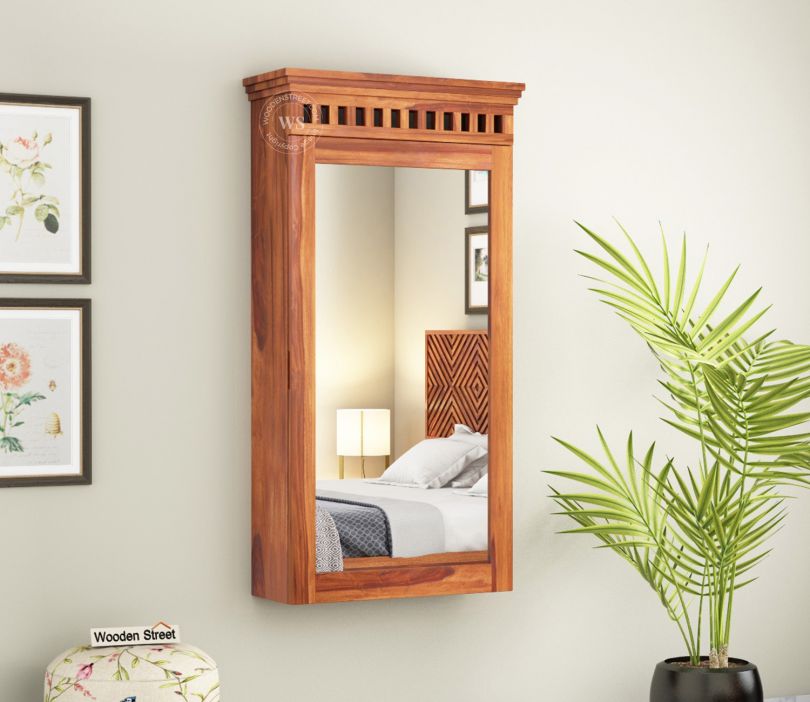 Front Image 1 - Adolph Wall Mounted Dresser (Honey Finish)