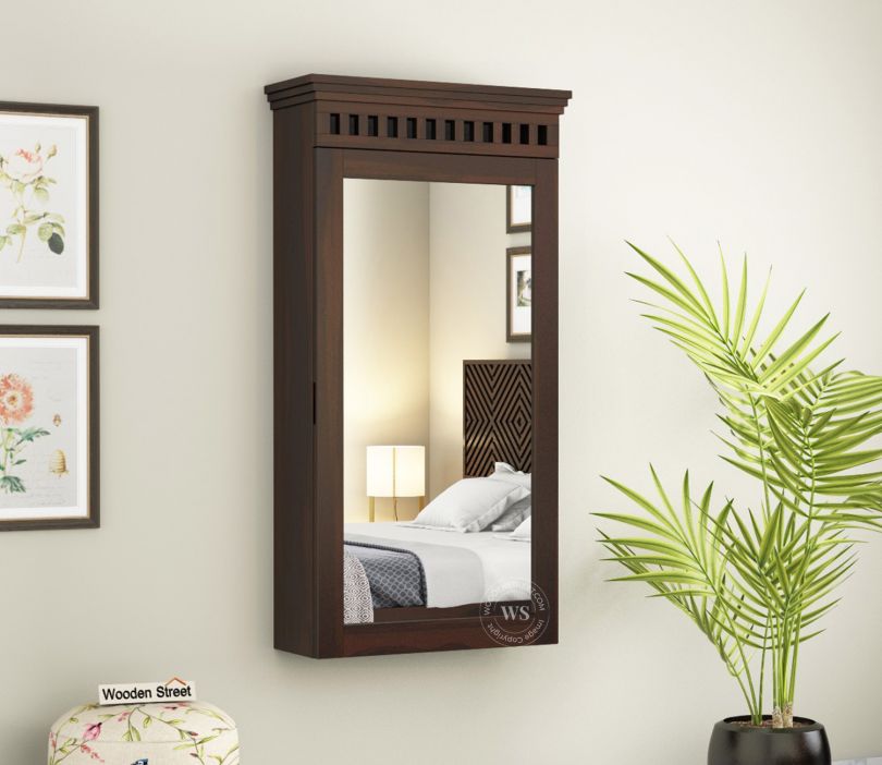 Front Image 1 - Adolph Wall Mounted Dresser (Walnut Finish)