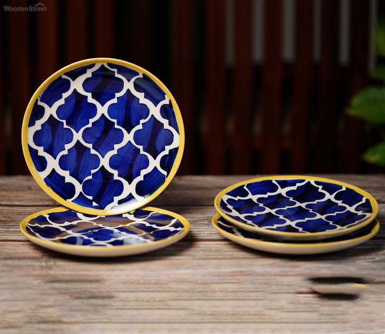 serving plates | ceramic quarter plates online in bangalore, mumbai, pune