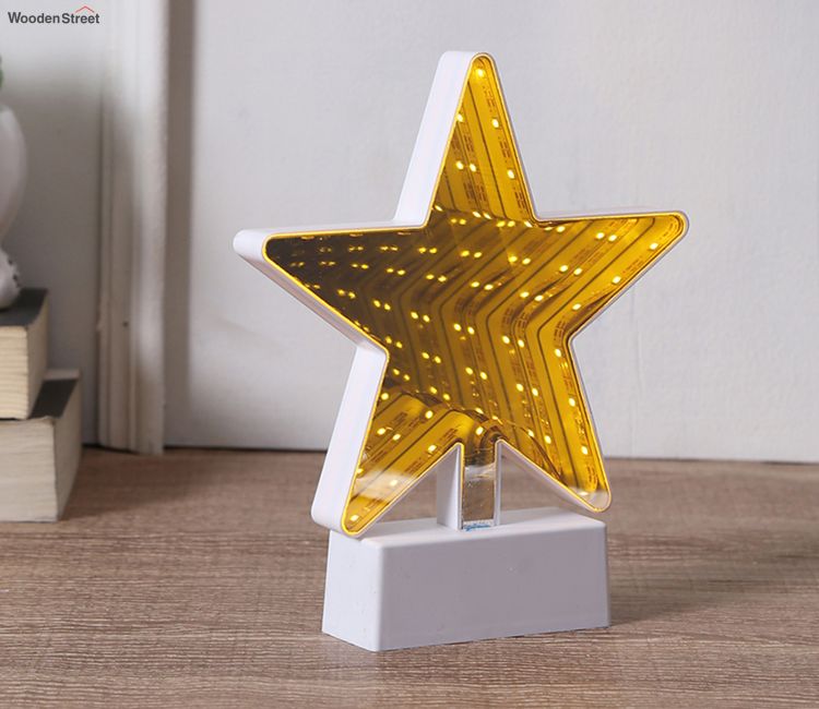 Star Shaped LED Lighting with Mirror Star Shaped LED Lighting with Mirror