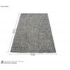 Product Image 4 - Natural Grey Colour Mojo High and Low Textured Abstract Pattern Carpet 5.0 x 7.0 Feet