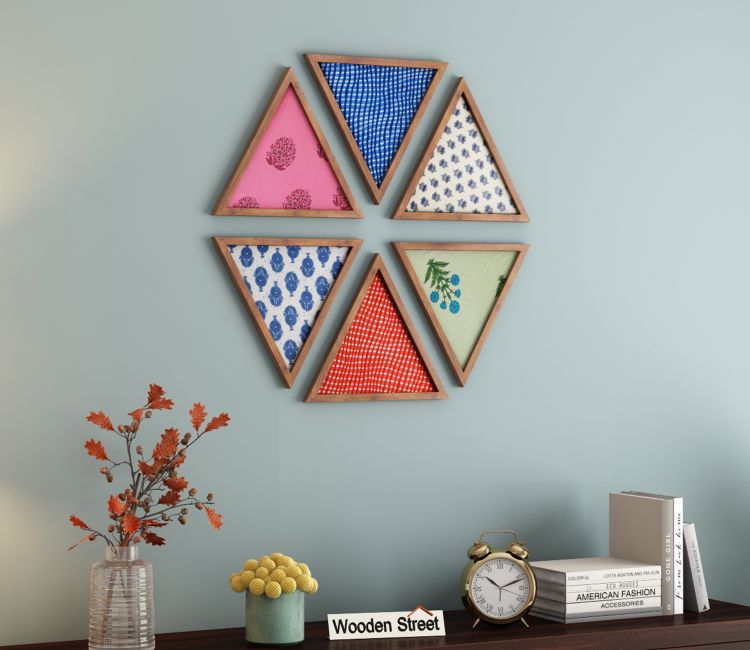 Blush Wall Frame - Set of 6 Blush Wall Frame - Set of 6 | buy wooden wall art at best price