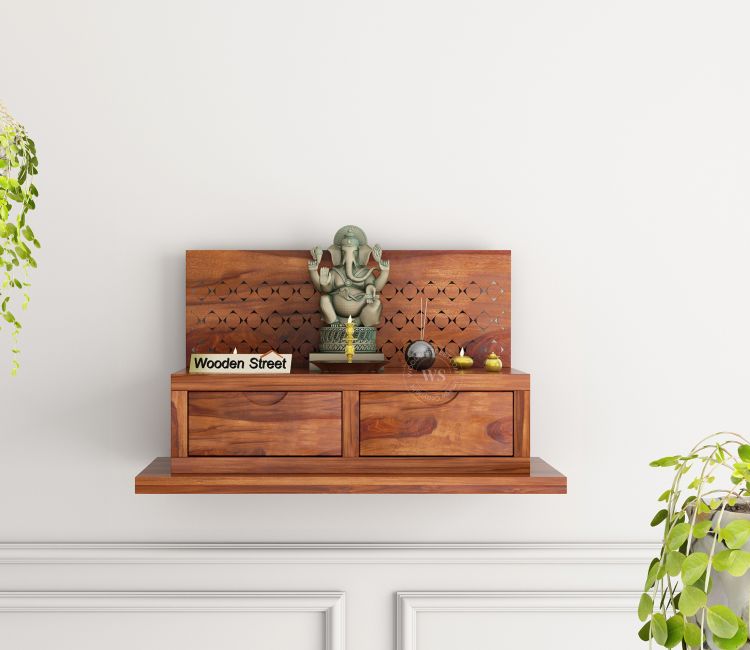 Shop Pooja Stands & Shelves Online Up to 40% Off | Wooden Street