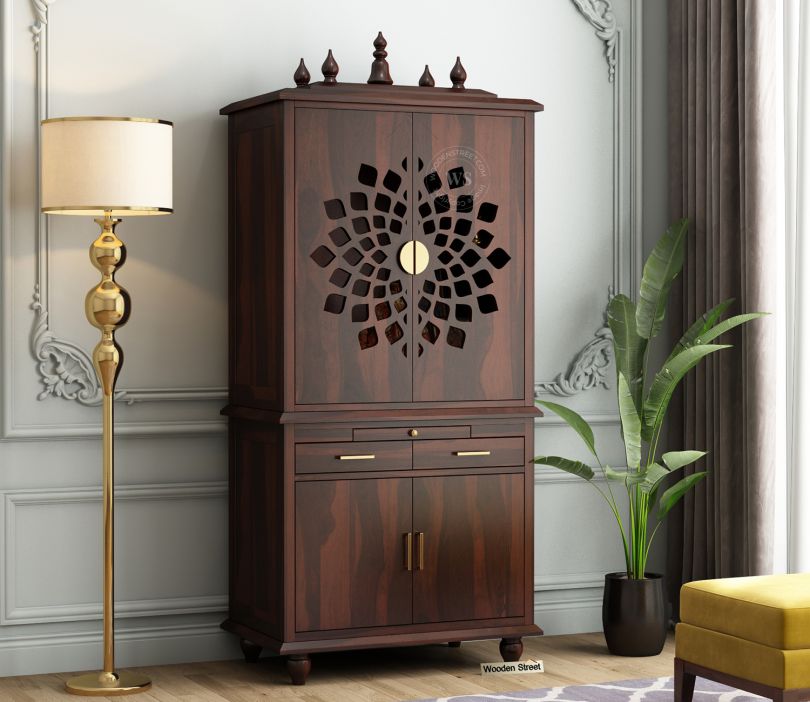 Front Image 1 - Amitava Home Temple (Walnut Finish)