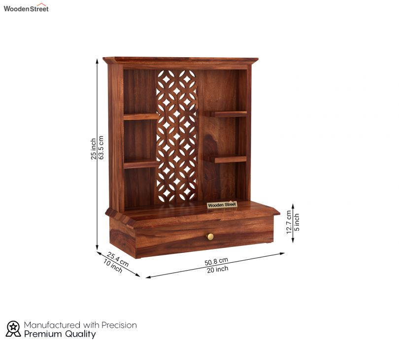 Dimension Image 1 - Ivara Home Temple (Honey Finish)