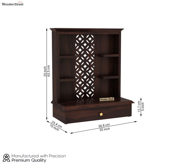 Dimension Image 1 - Ivara Home Temple (Walnut Finish)