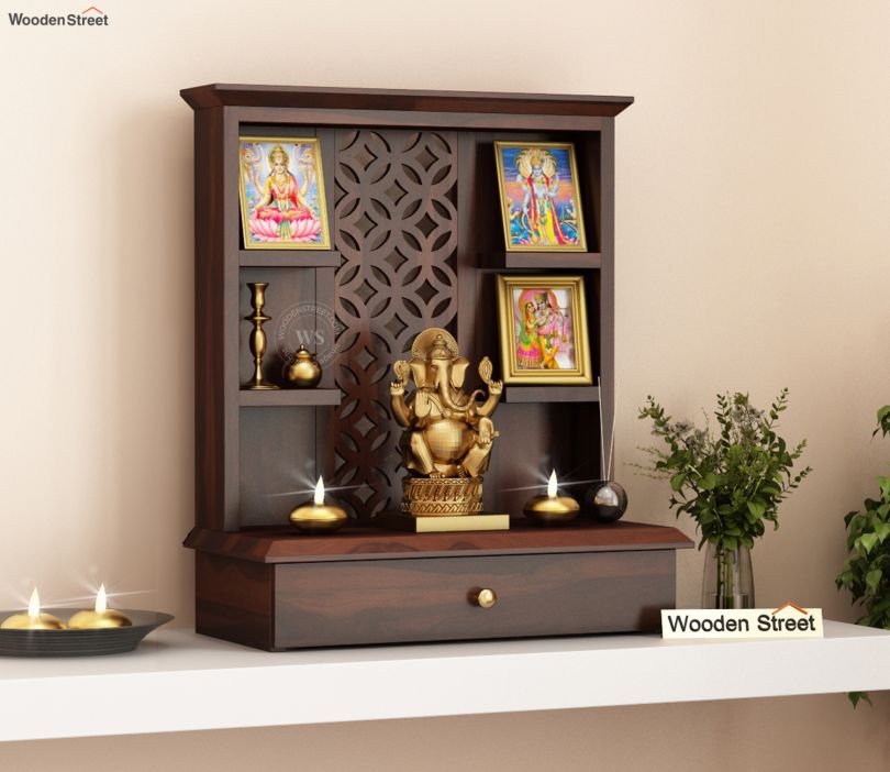 Front Image 1 - Ivara Home Temple (Walnut Finish)