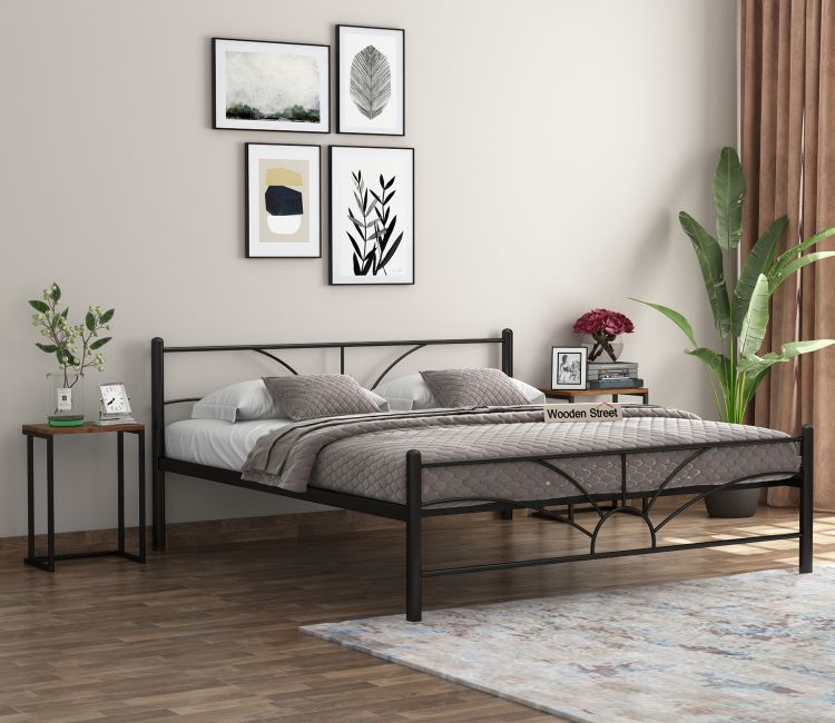 King Size Metal bed | king size bed | double bed | buy online bed