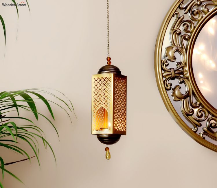 Tista Hanging Tealight holder wooden spice box container online low price in india