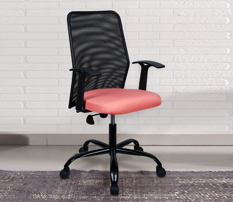 Ergonomic Pink Office Chair Black And Pink Elegant Ergonomic