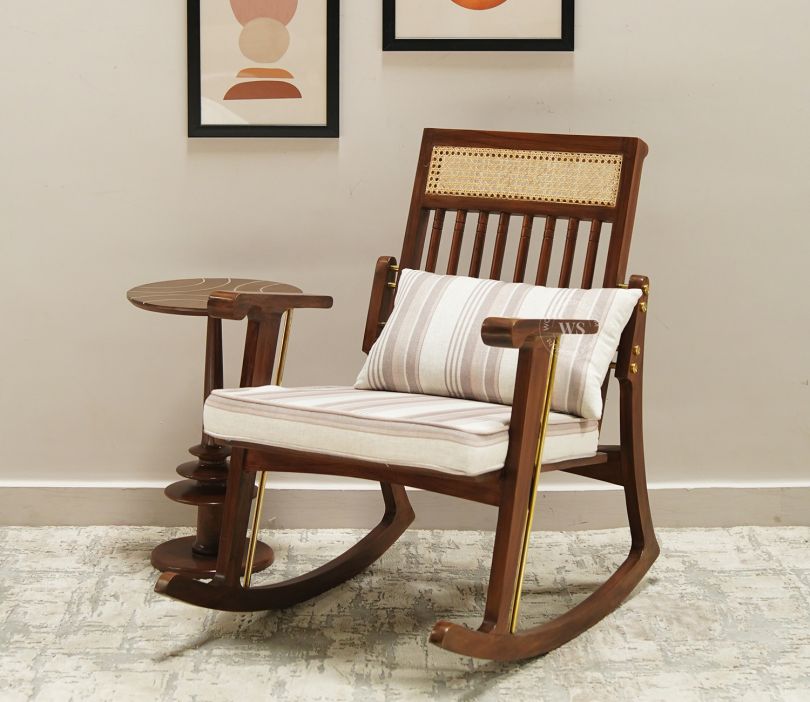 Wooden Furniture Wooden Rockers Near Me Buy Aranya Sheesham Wood