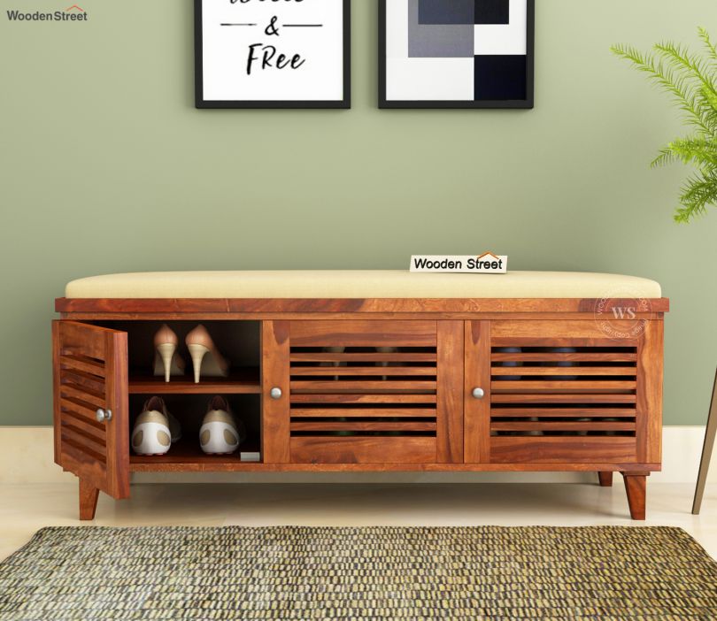 Drawer Shoe Storage Bench Bamboo Shoe Storage Bench With Hidden