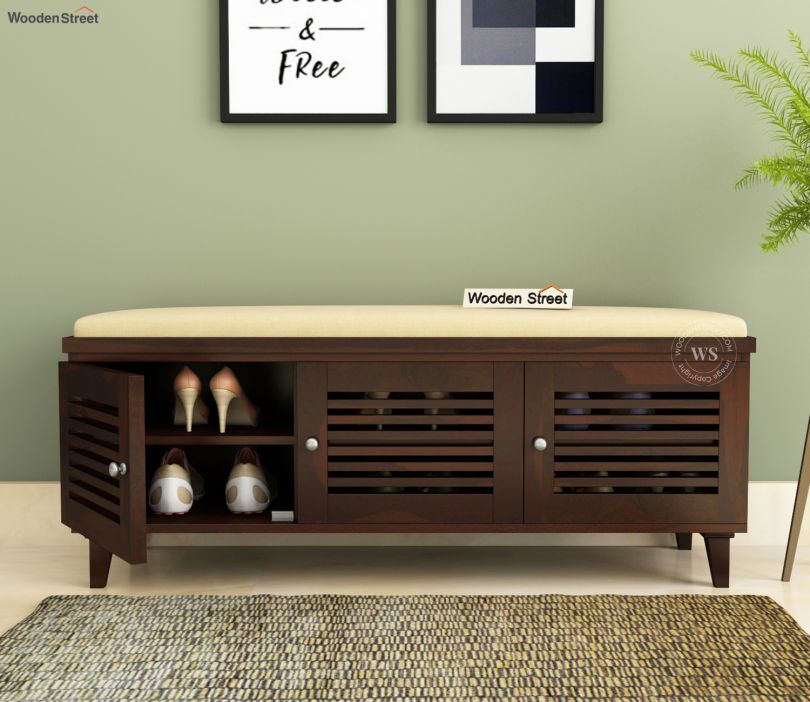 storage long shoe rack bench