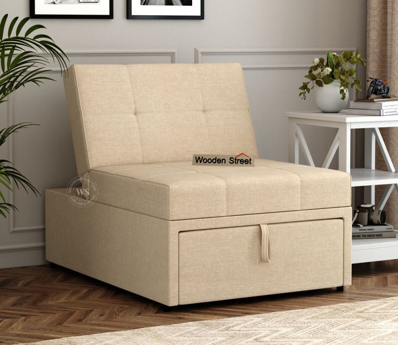 Ottoman Folding Chair Bed Wood Folding Ottoman (Twin Chair Size