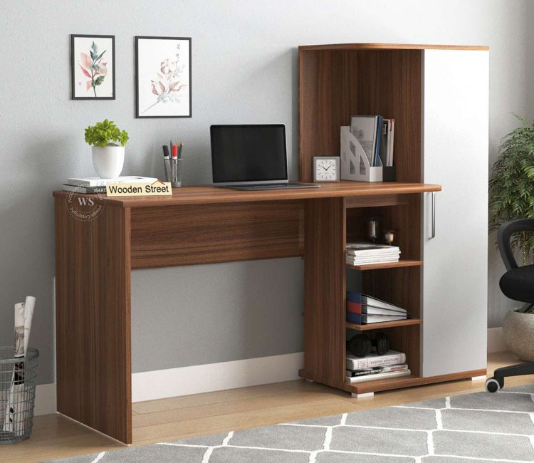 Stanis modern study desk with storage at best price