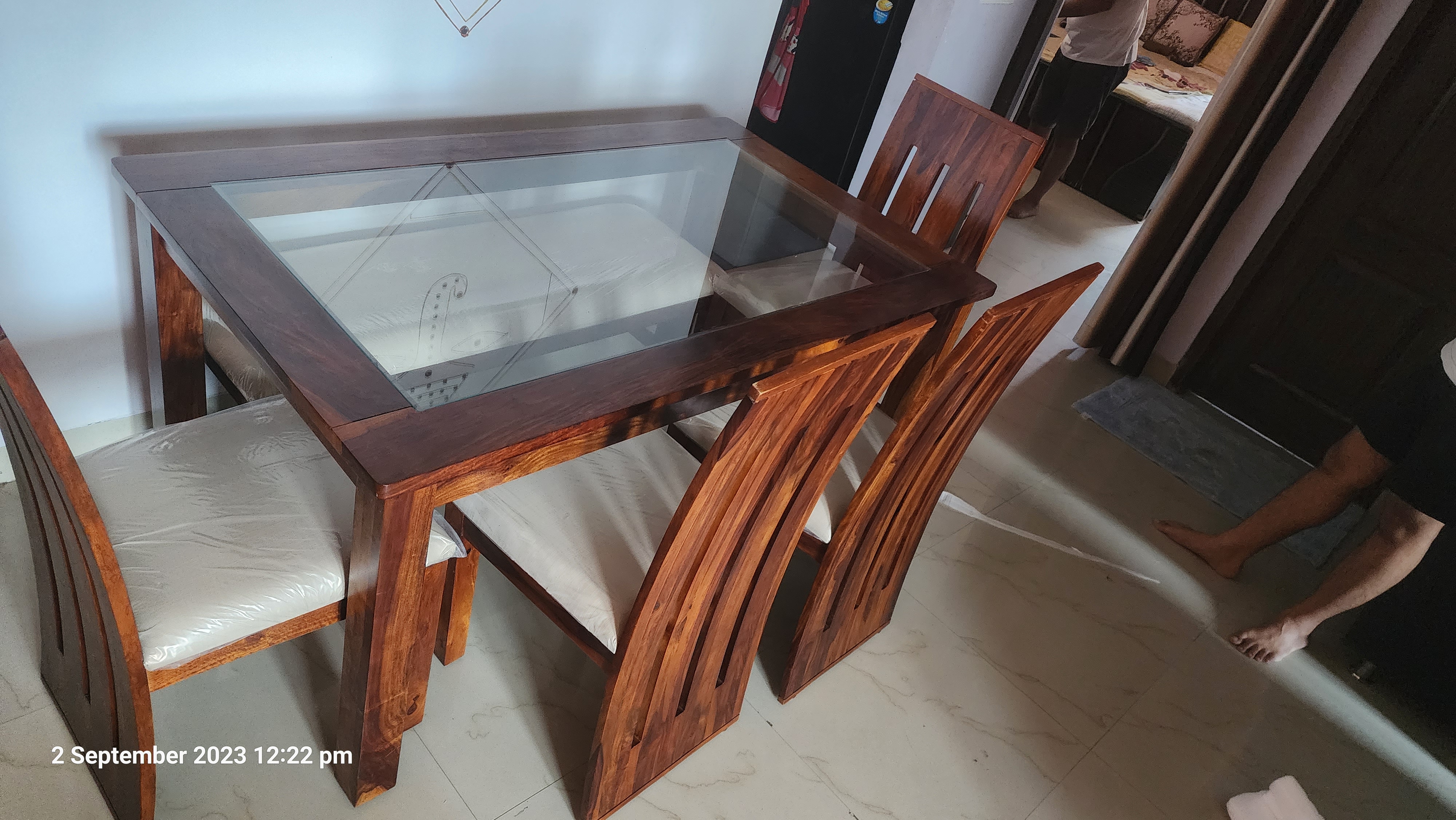 Glass Dining Table With Wooden Chairs Buy Teak Wood French Vintage