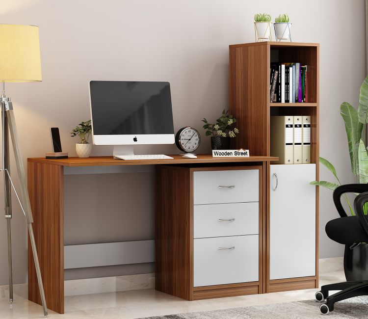 Buy Study Table with Bookshelf online @upto 50% off Wooden Street